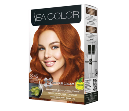 Sea Color 8.45 Tarçın Bakır Saç Boyası